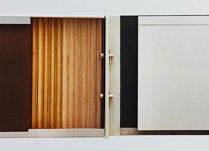 Acrílico madera entelada