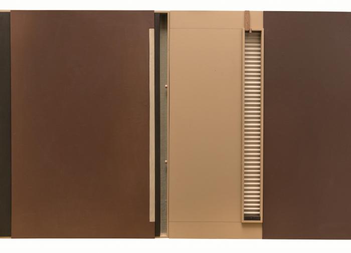 Acrílico sobre tela y madera