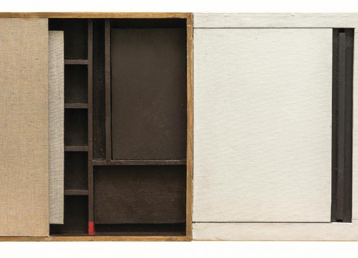 Acrílico sobre tela y madera