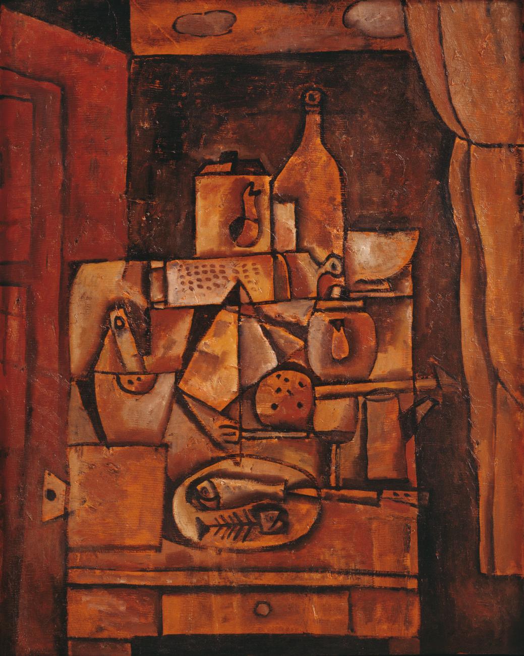 Naturaleza Muerta en Naranja