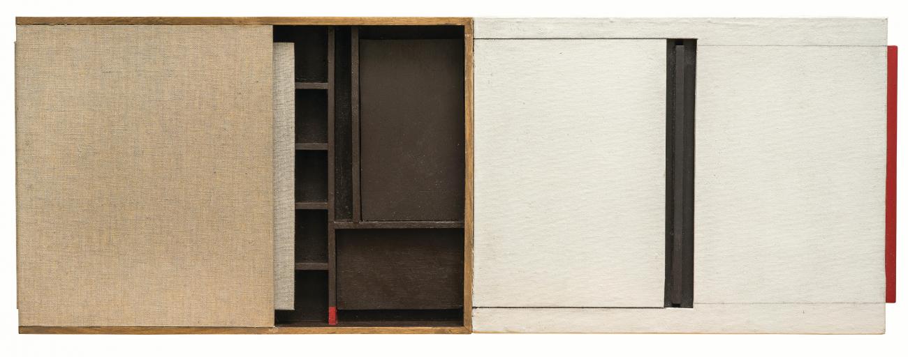 Acrílico sobre tela y madera