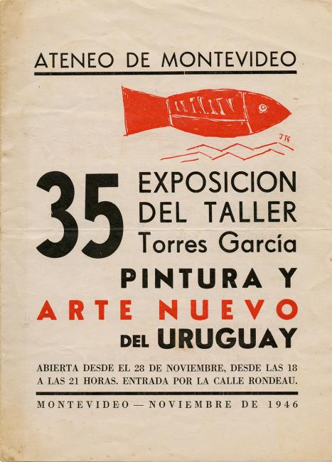 1946 - 35ª exposición del Taller Torres García, “Pintura y Arte Nuevo del Uruguay”, en el Ateneo de Montevideo, Uruguay.