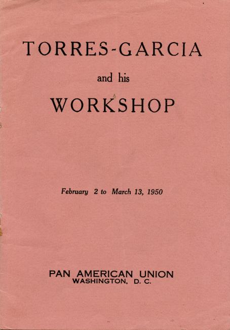 1950 - Torres-García and his Workshop, en la Pan American Union de la O.E.A, Washington DC, EE.UU.