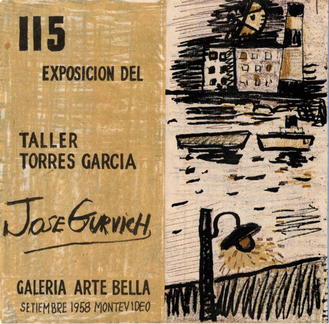 1958 - 115ª Exposición del Taller Torres García, Galería de Arte Bella, Montevideo, Uruguay.