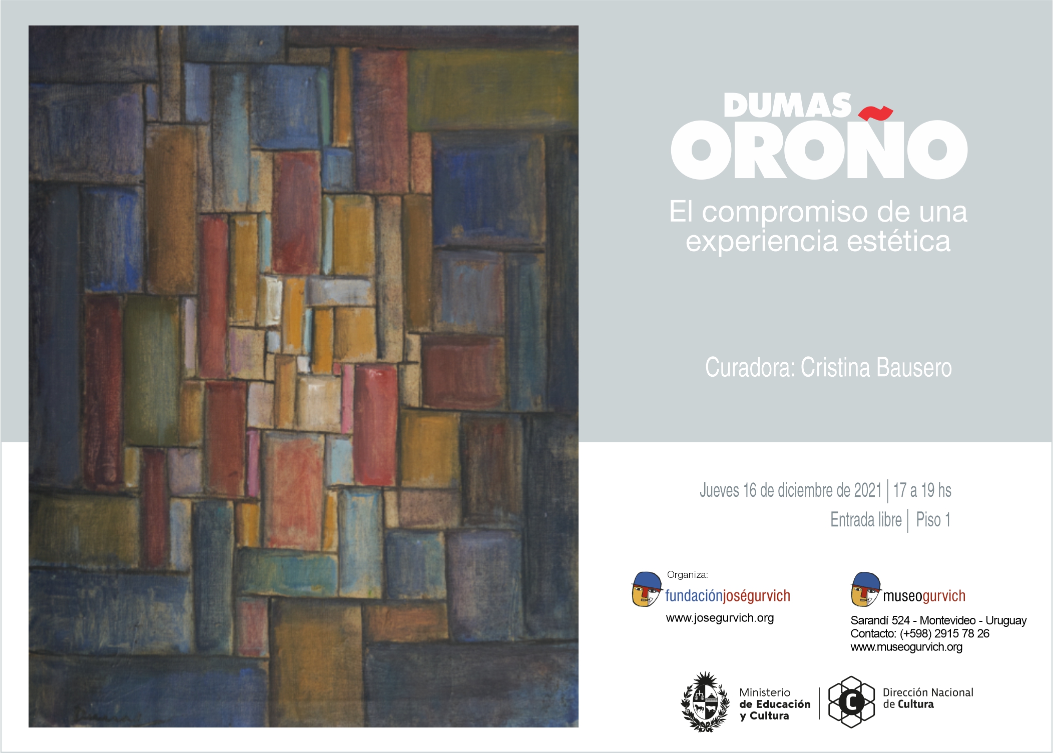 El compromiso de una experiencia estética - Dumas Oroño