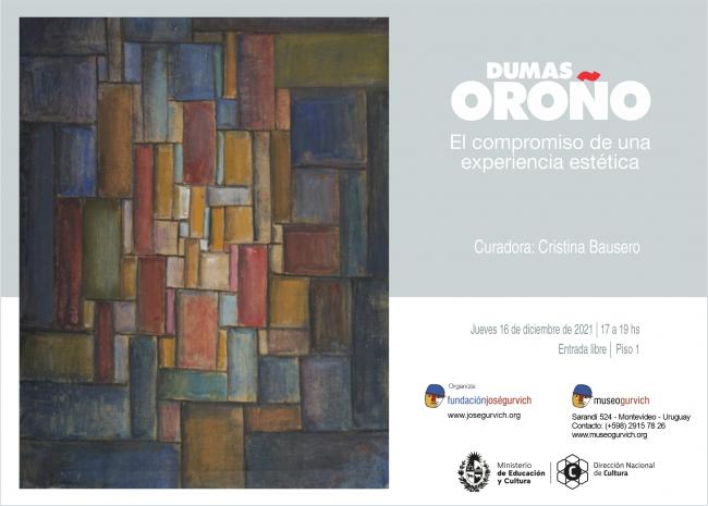 El compromiso de una experiencia estética - Dumas Oroño